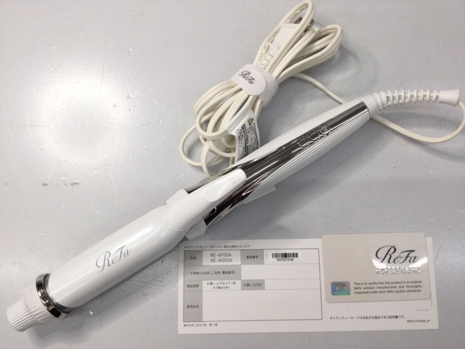 ReFa リファカールアイロン ホワイト　32mm RE-AF00A 22年製 ReFa リファ カールアイロン 32mm RE-AF00A 2022年製 - メルカリ