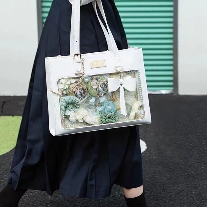 痛バッグ a4 痛バッグ ぬいぐるみ 透明 バッグ 推し活 バッグ 痛