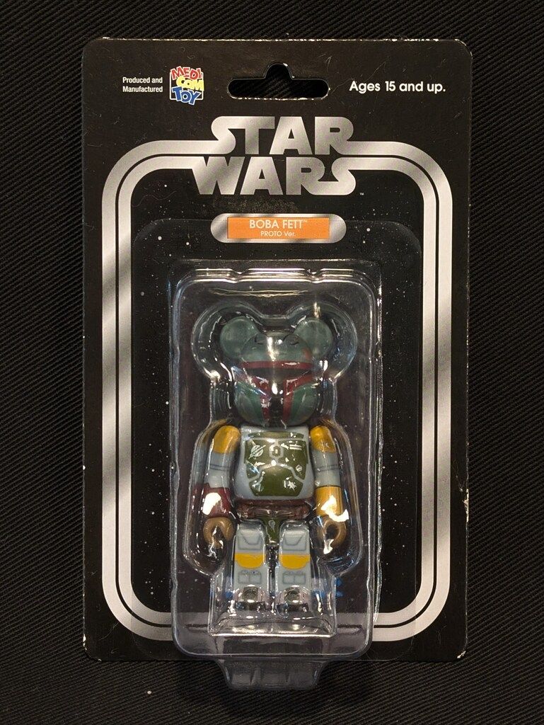 MEDICOMTOY BE@RBRICK BOBA FETT PROTO ver. 100% - メルカリ