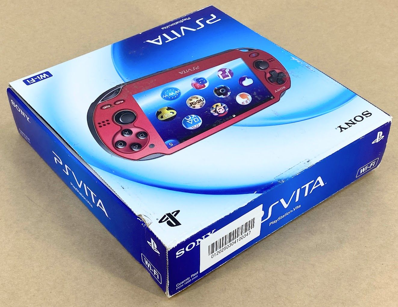 PlayStationVita Wi-Fiモデル コズミック・レッド (PCH-1000 ZA03) 【メーカー生産終了】　未使用品　売り切り