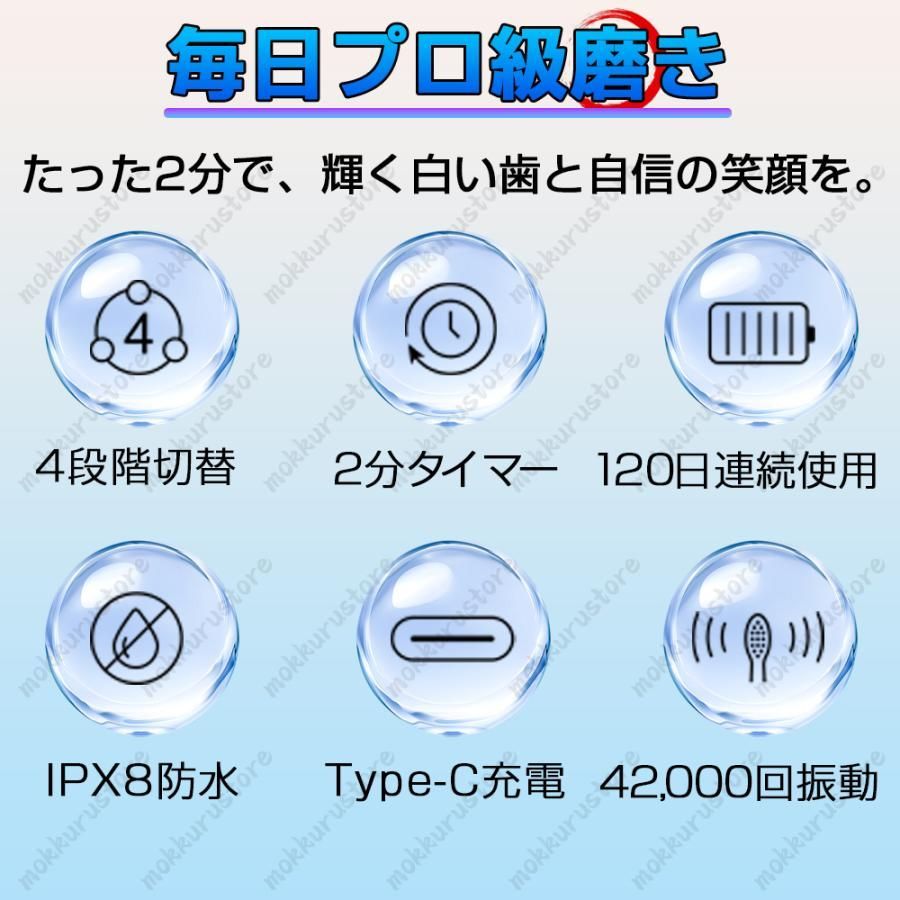 電動歯ブラシ USB充電式