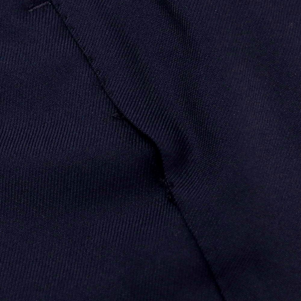 スーツセレクト スーツ　ネイビー　A4上下　無地　クラシコテーパード リネン CLASSICO TAPERED】【春夏】2釦シングルスーツ 1タック/ブラック