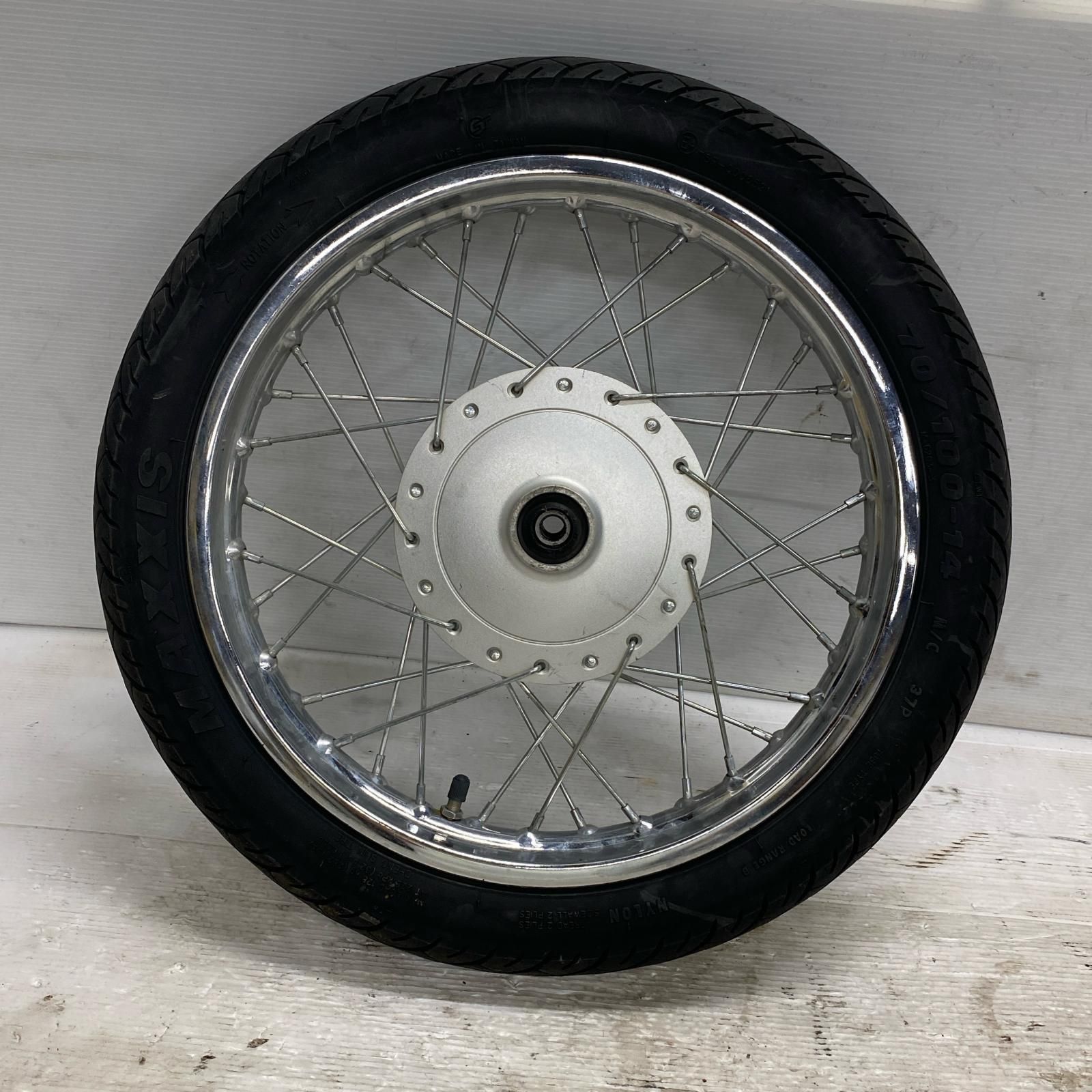 スーパーカブプロ【フロントホイール】 HONDA スーパーカブ110プロ フロントホイール ホンダ - メルカリ