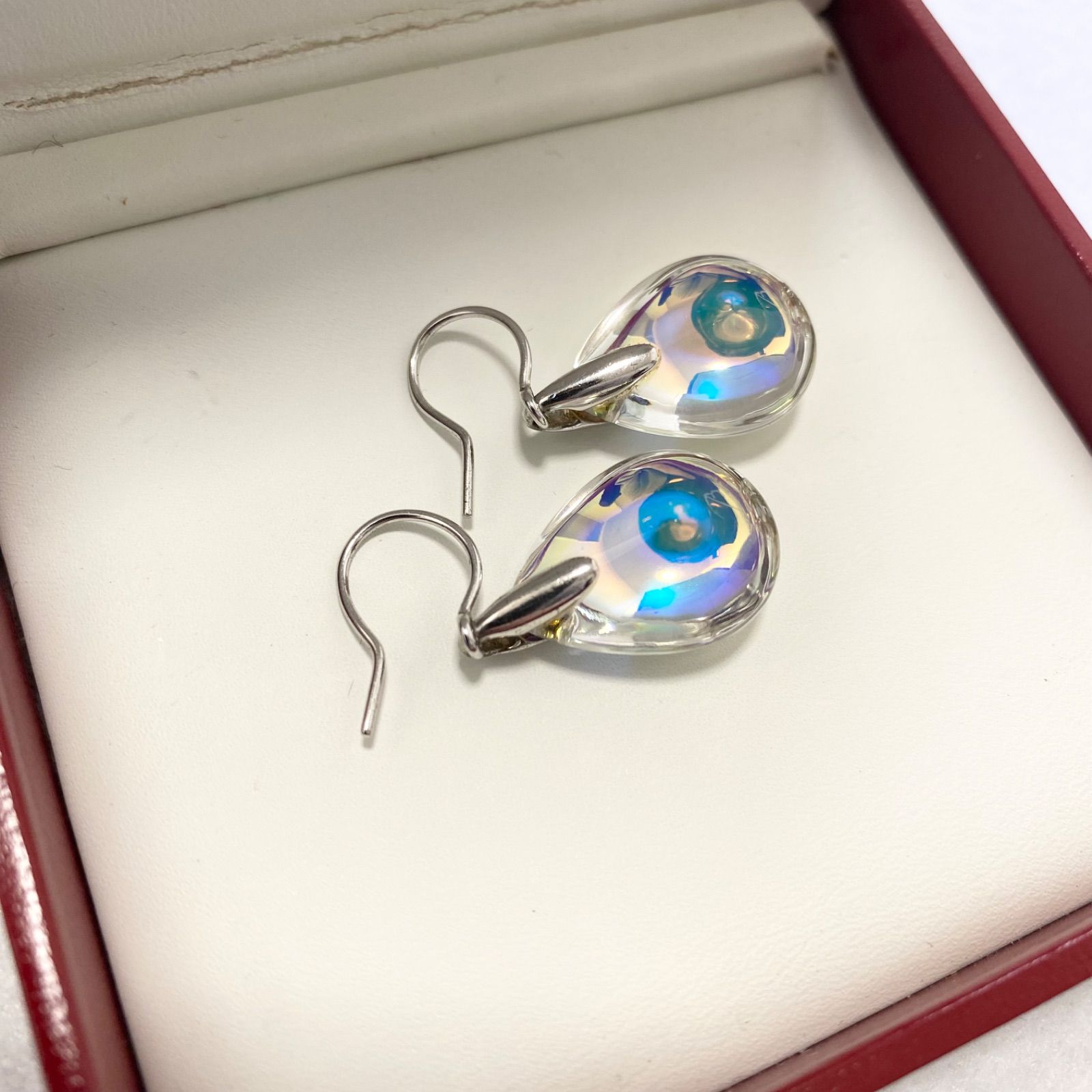 美品】Baccarat バカラ プシデリックピアス イリゼクリア レディース 美品】Baccarat バカラ プシデリックピアス イリゼクリア レディース