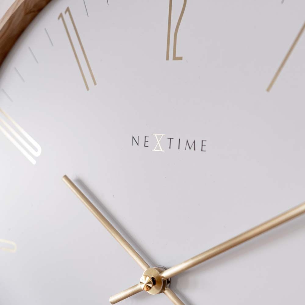 壁時計 掛時計 NEXTIME ネクスタイム ウォールクロック Thin M WH