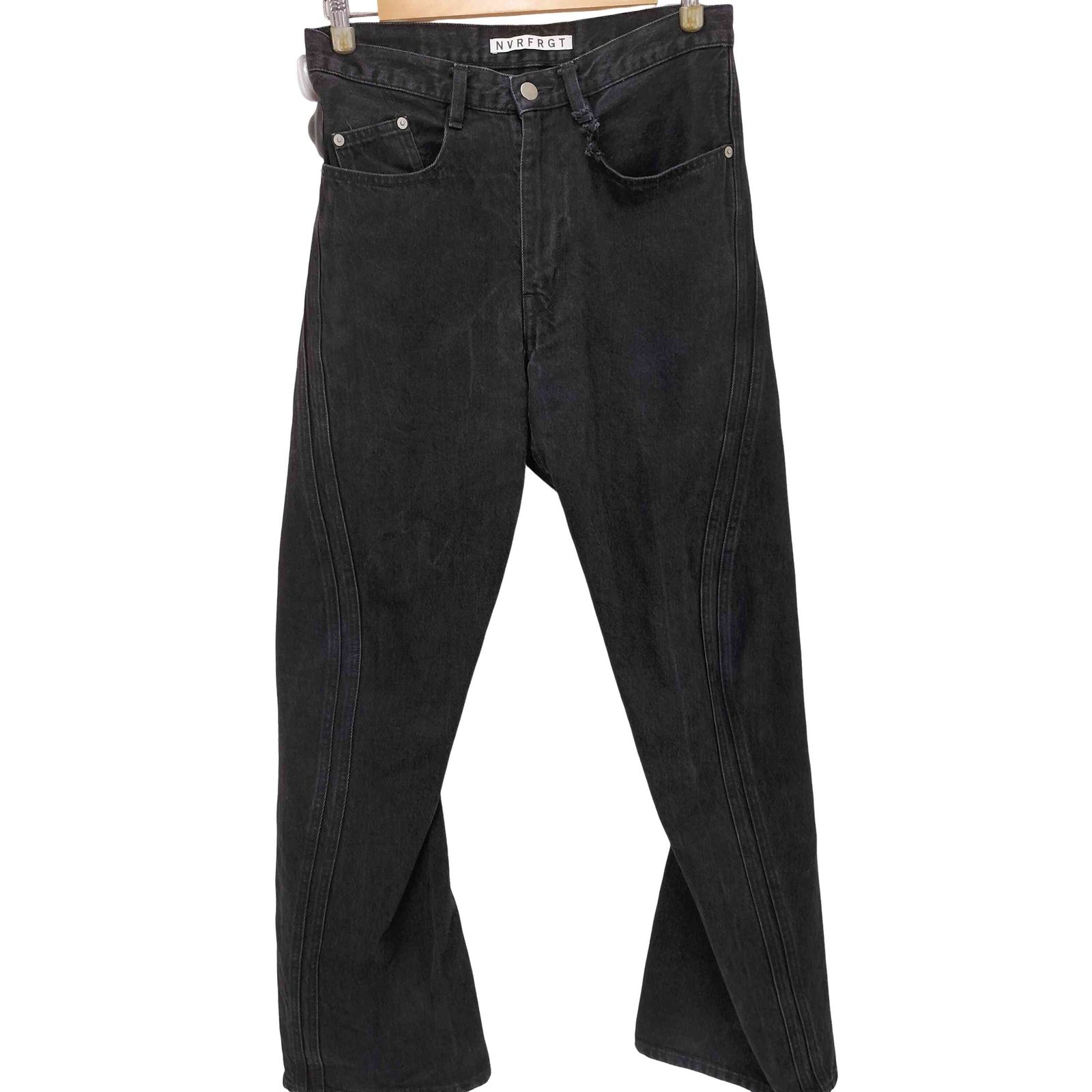 ネヴァーフォーゲット NVRFRGT 23AW 3D Twisted Jeans ツイステッド 