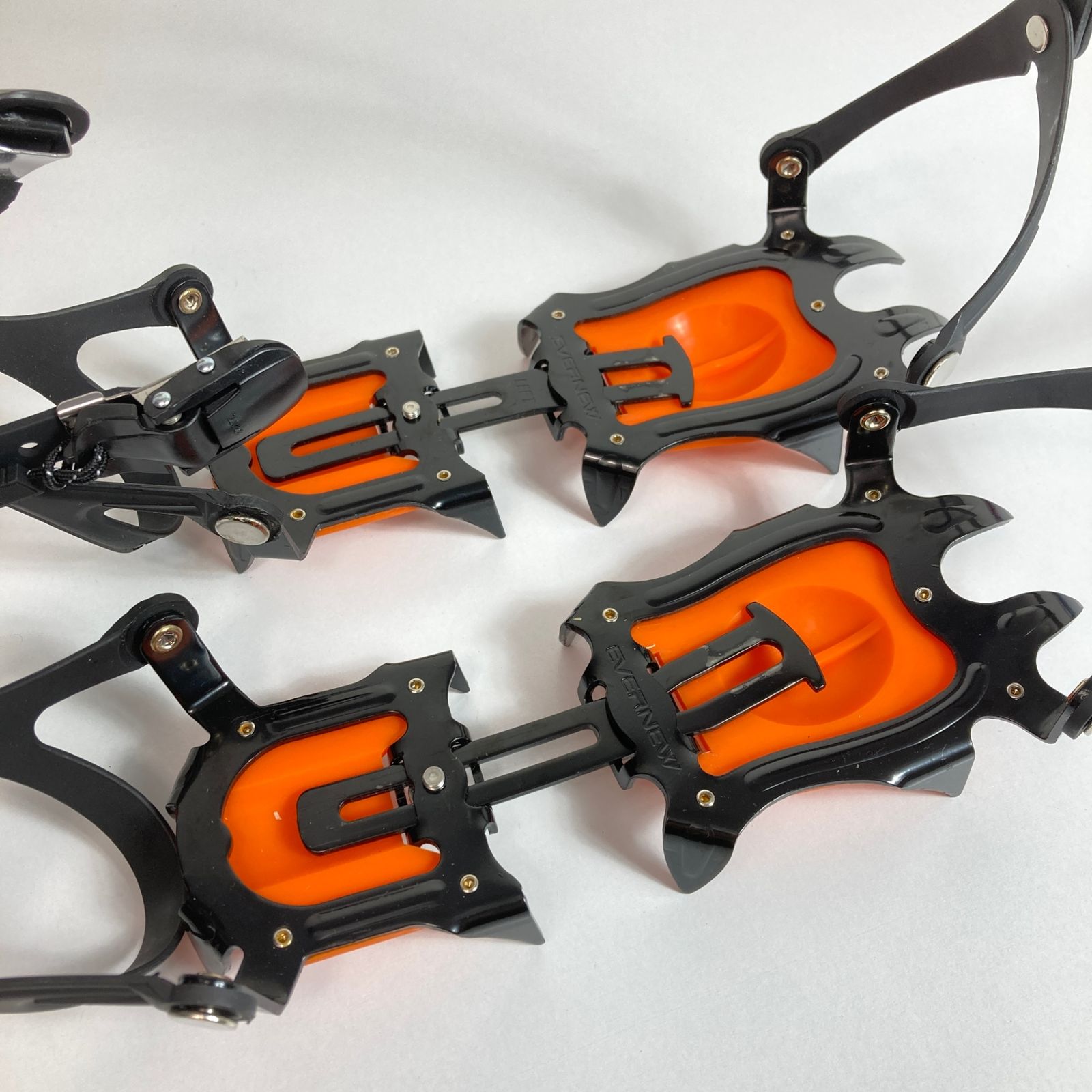 EVERNEW - 【S オレンジ系】 Evernew ( エバニュー ) 10本爪アイゼン ウィンターギア クランポン アイゼン z00052474  クランポン アイゼン ウィンターギア S オレンジ系】 Evernew ( エバニュー ) 10本爪アイゼン