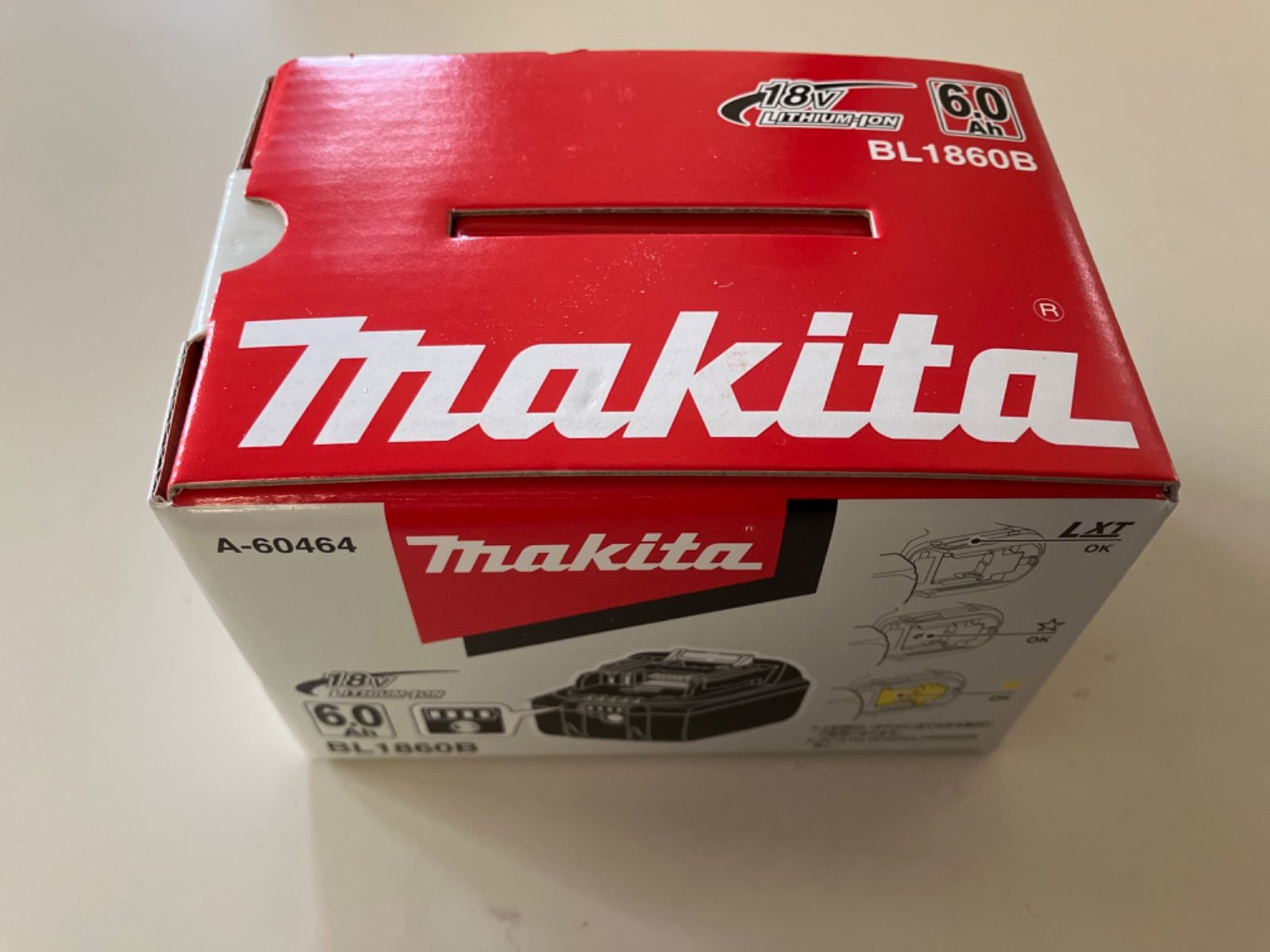 BL1860B 18V 6.0ah マキタ純正バッテリ1個 インボイス対応領収書OK 平日のみ発送