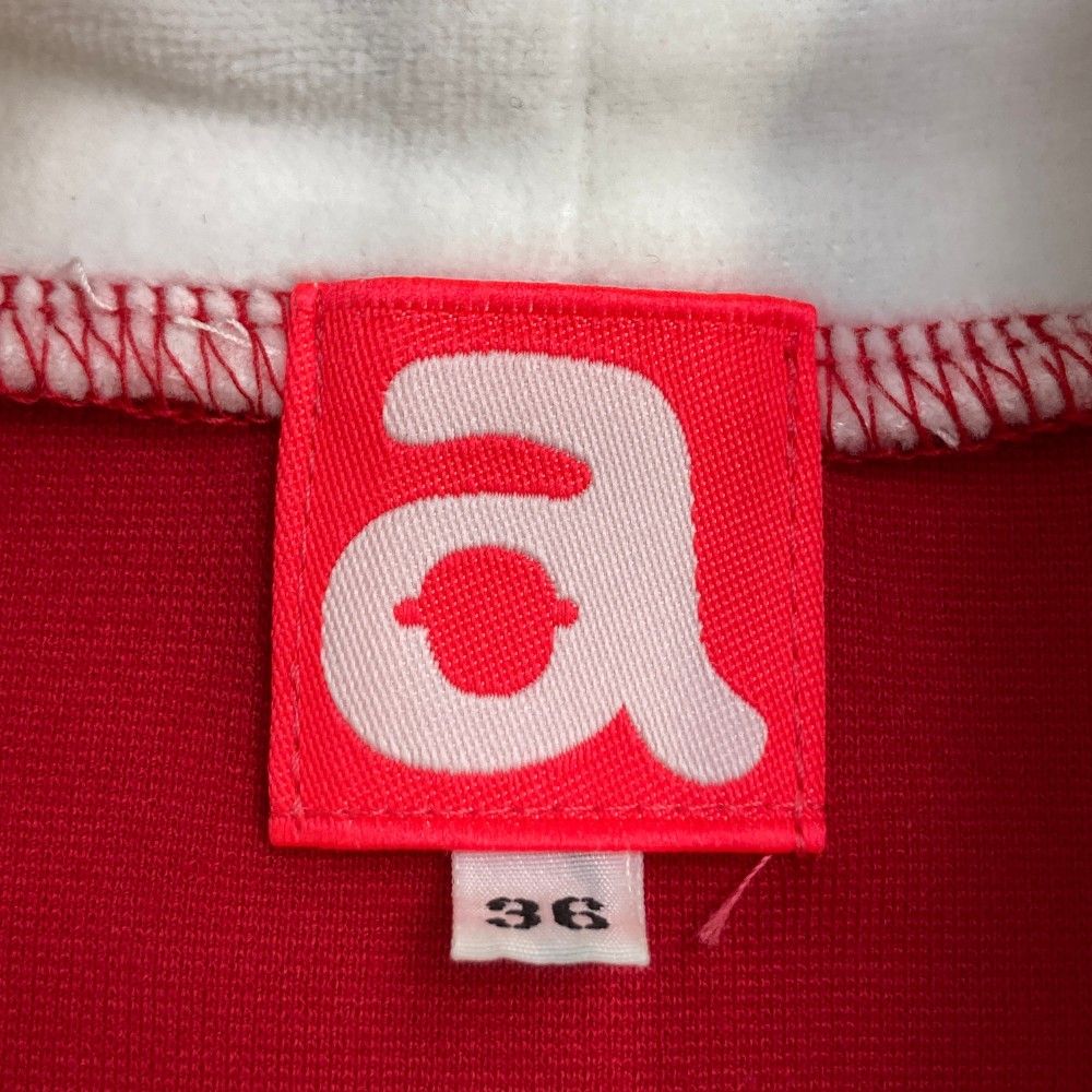 サイズ：36 ARCHIVIO アルチビオ ハイネック 長袖Tシャツ レッド