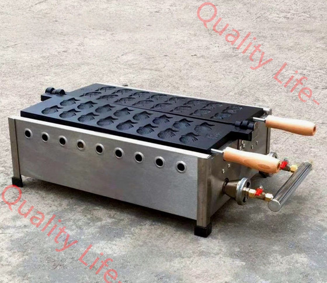 LPガス ミニたい焼機 たい焼き器 業務用 たい焼き機 タイ焼き機 鯛焼き機 16匹 ガス式