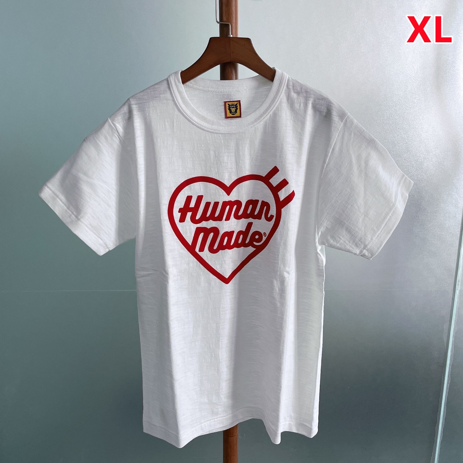 新品未使用  HUMAN MADE ヒューマンメイド DAILY S/S T-SHIRT デイリー ハート ロゴ 半袖 Tシャツ ホワイト XLサイズ