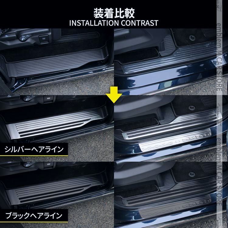 内側＆外側 スカッフプレート