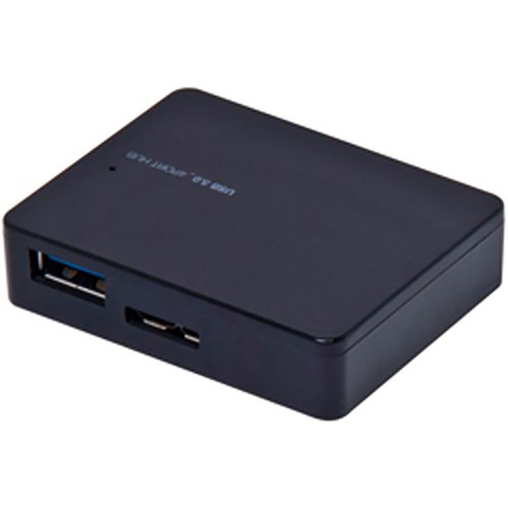 ナカバヤシ 4ポートUSB3.0 ハブ ブラック UH-3024BK （1点）