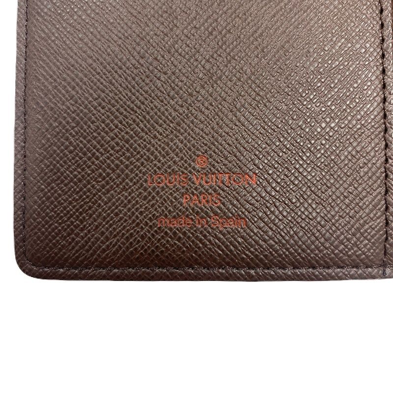 ルイ・ヴィトン（LOUIS VUITTON） ダミエ アジェンダ・ポッシュ 手帳カバー R20703 ※イニシャル剥がし跡有 【中古】JA-19417  - メルカリ