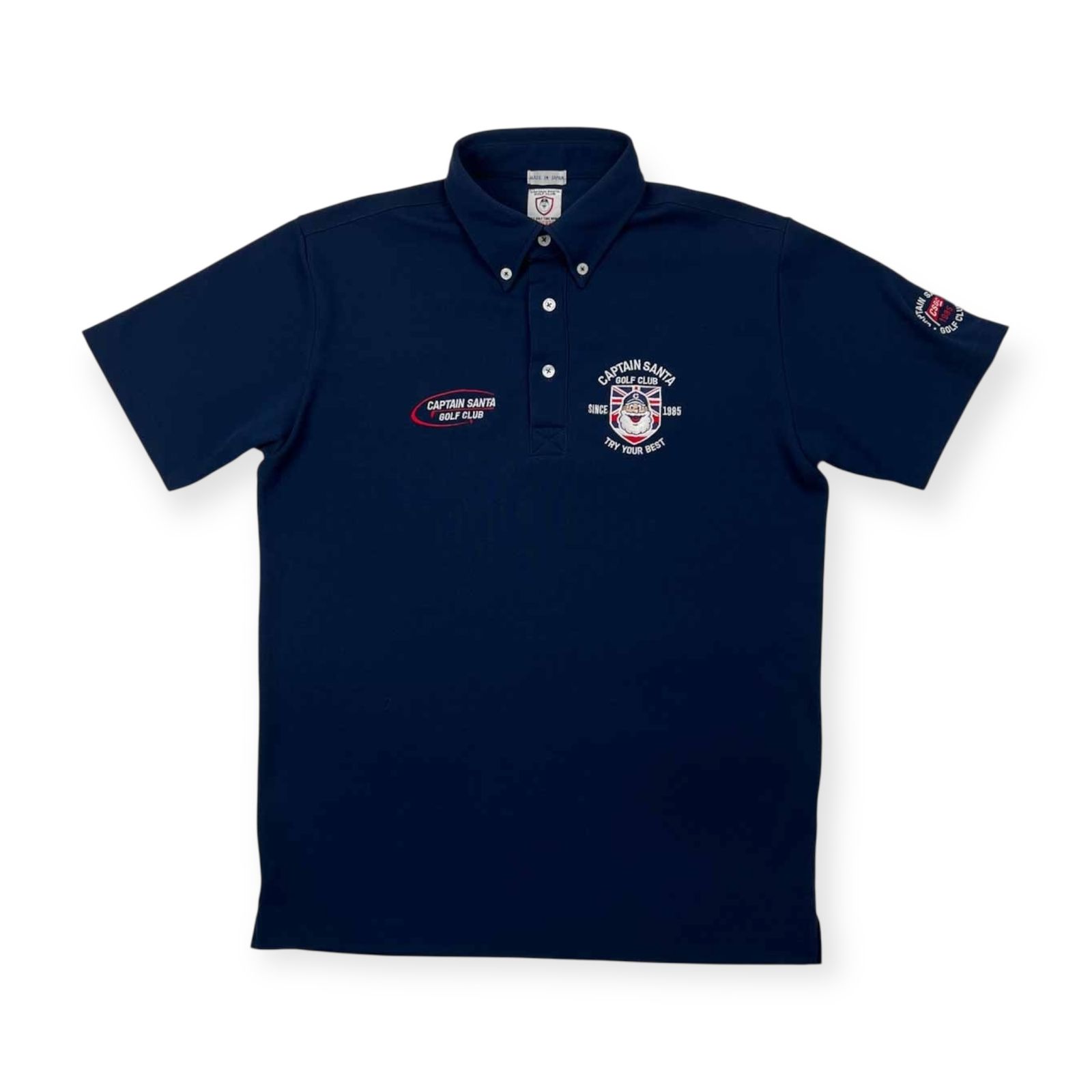 キャプテンサンタの可愛いピンクのポロシャツ（ゴルフウェア