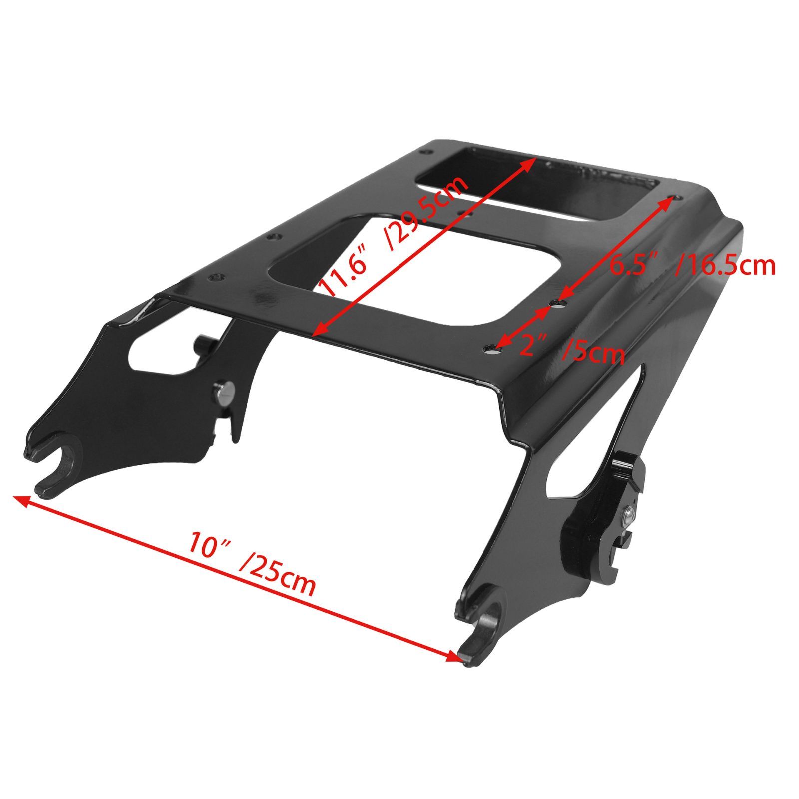 ブラック クイックリリースリアラゲッジラック