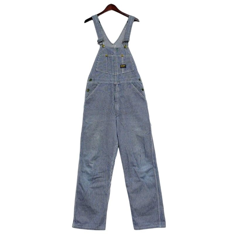 メンズ OshKosh B Gosh オシュコシュビゴッシュ 42TALON 60-70S HICKORY OVERALL 639-1102 ヒッコリー オーバーオール 157-250123-as-07-IZU