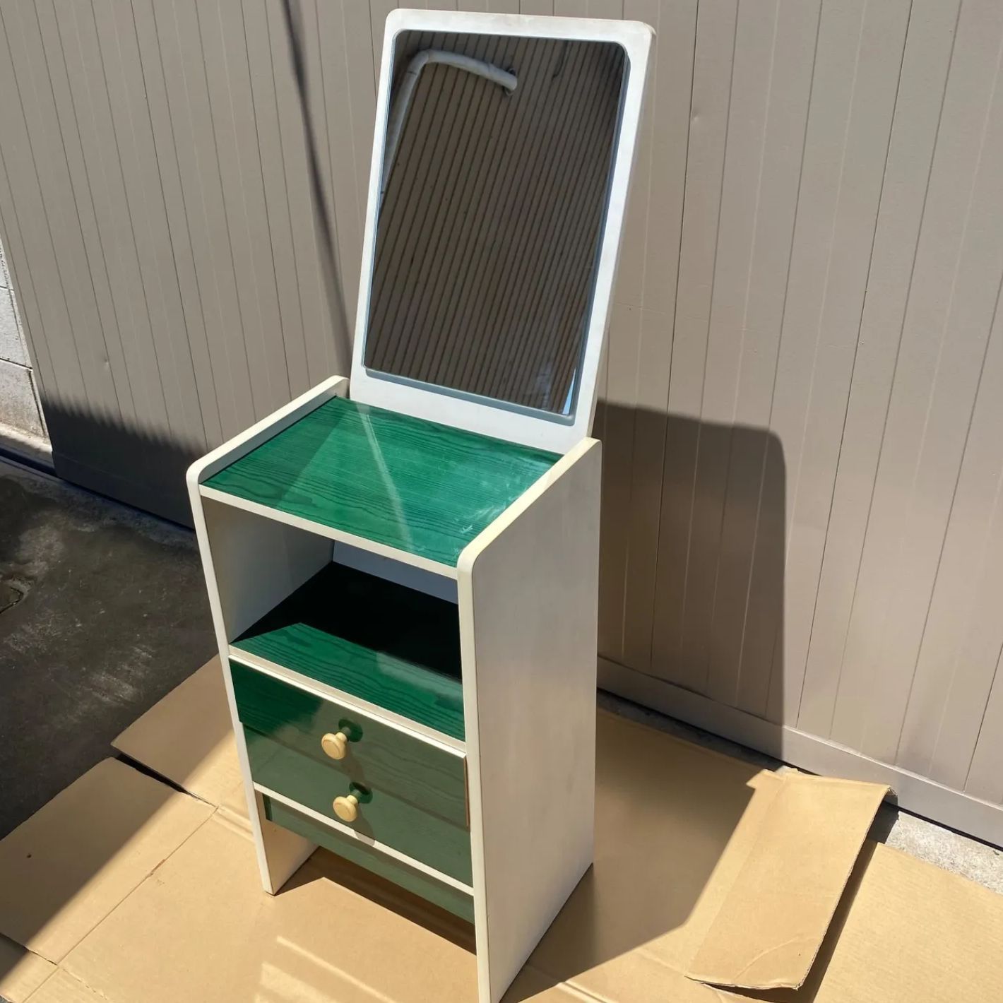 レトロポップなドレッサー 昭和レトロ ドレッサー 鏡台 鏡 ミラー チェスト レトロポップ