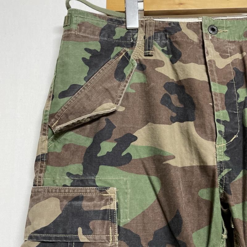 POLO RALPH LAUREN 迷彩 カモ柄 ミリタリー カーゴパンツ 古着 ラルフローレン ミリタリー カーゴ スウェット パンツ 迷彩