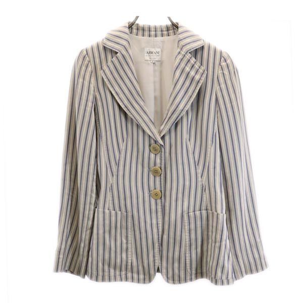 アルマーニ コレッツィオーネ イタリア製 ストライプ柄 スーツ