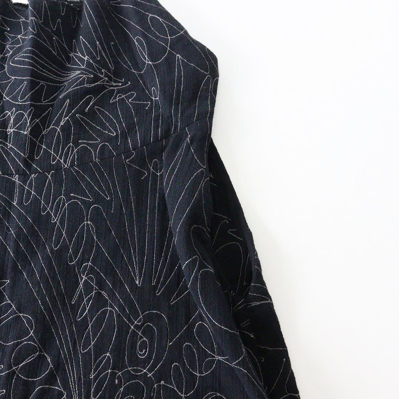 2023 ヨーガンレール Jurgen Lehl 刺繍入りコットンノースリーブ