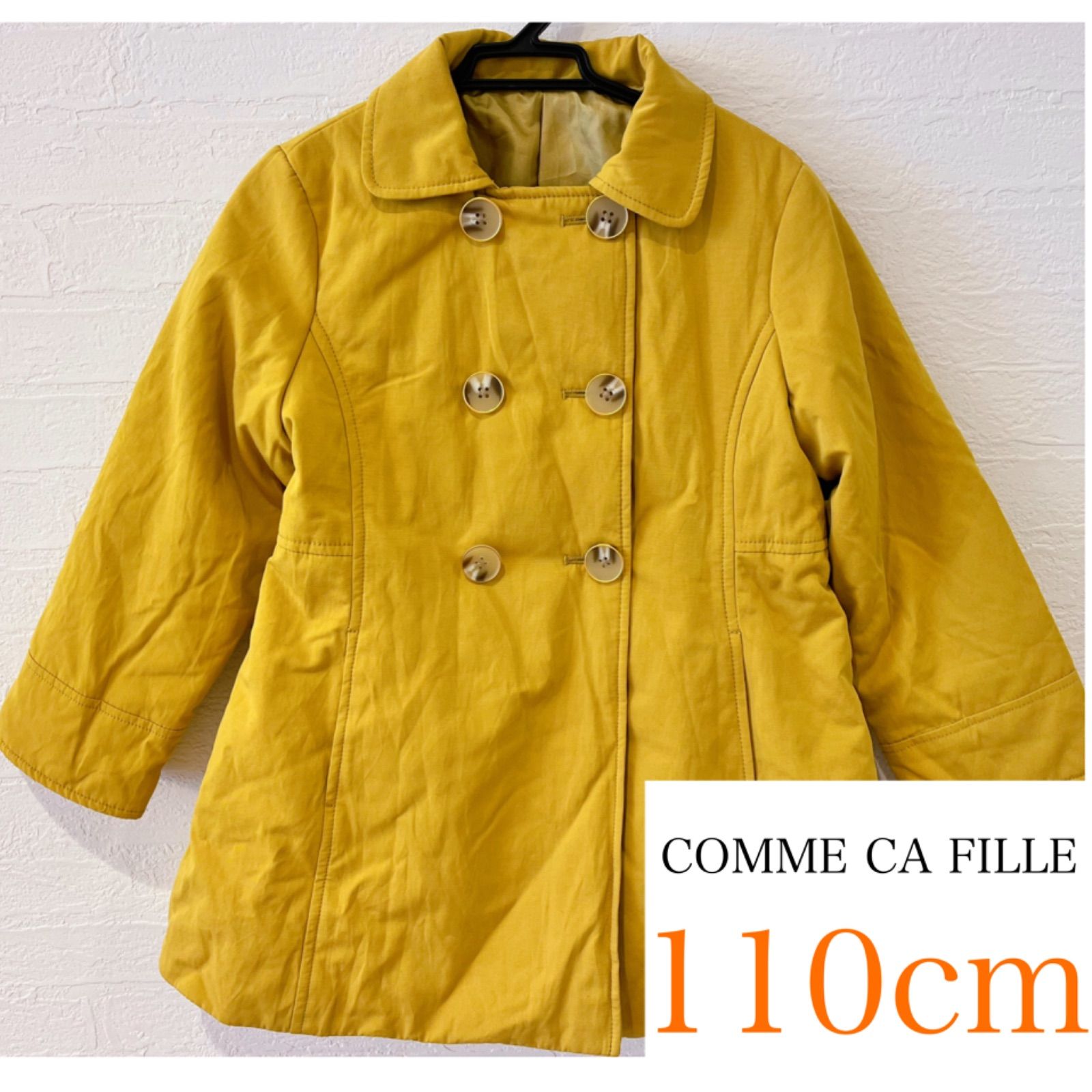 COMME CA DU MODE FILLE 千鳥格子柄 ダッフルコート 130 - コート