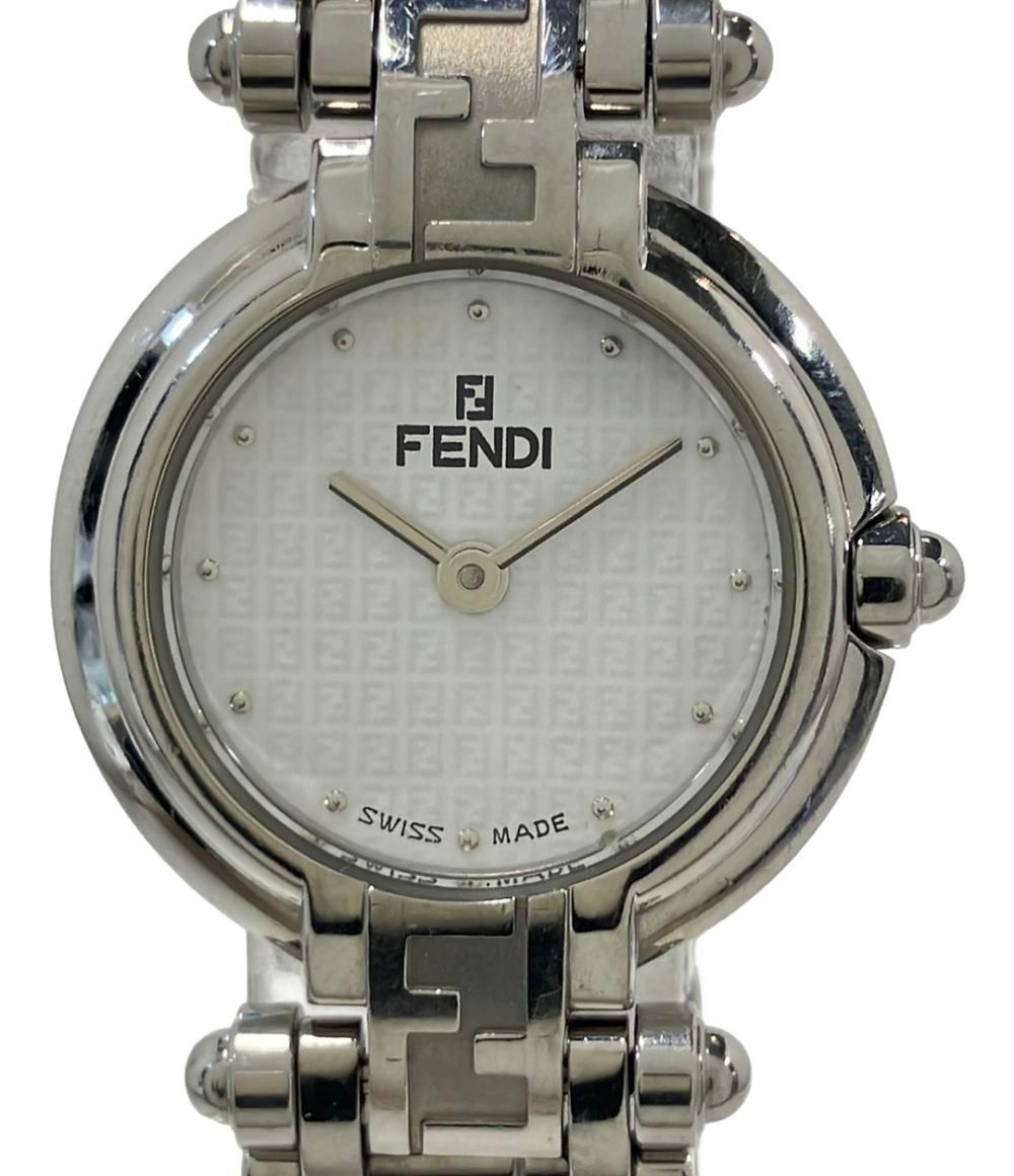 フェンディ 腕時計 750L クオーツ ホワイト レディース FENDI
