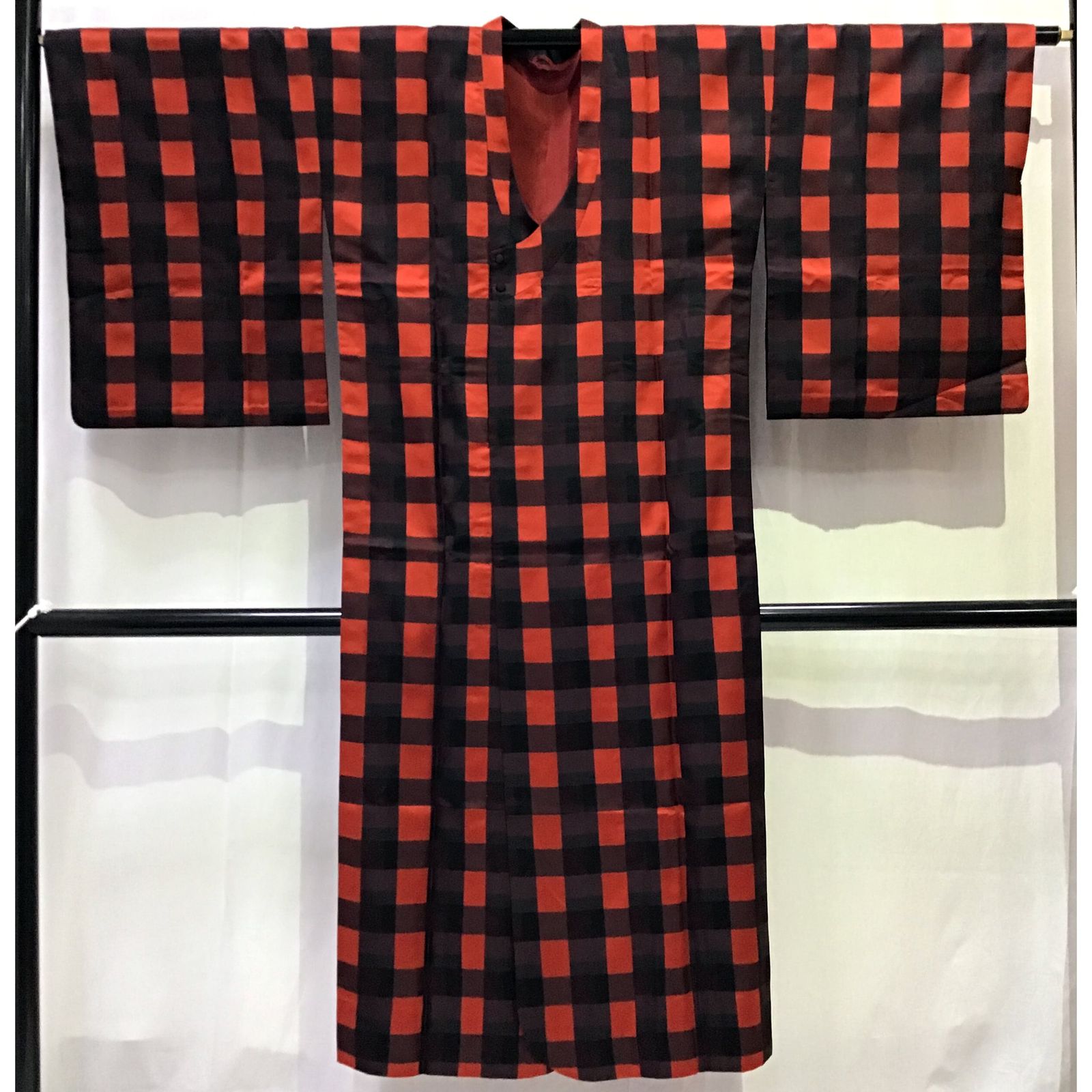 D371 振袖　宮崎良次　手差し紅型　正絹　着物　袷　美品 D371 振袖 宮崎良次 手差し紅型 正絹 着物 袷 美品