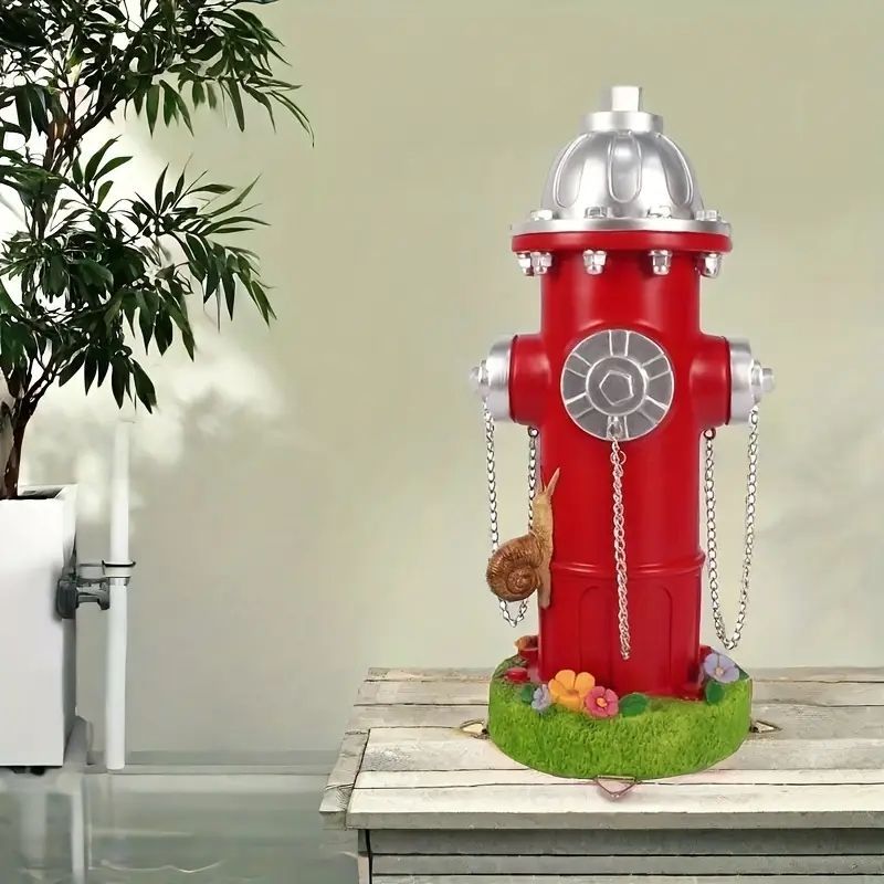 園芸用品 これいいよ！【消火栓形状の彫像】庭の芝生とガーデニング