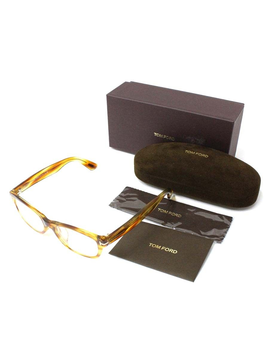 トムフォード TF5425-F メガネ ブラウン アジアンフィット セル