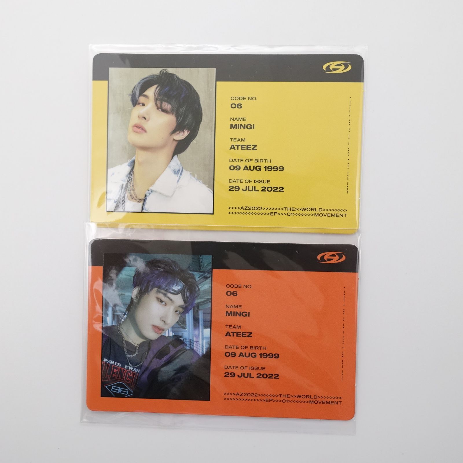 ATEEZ トレカ MOVEMENT 特典 ミンギ ⑧