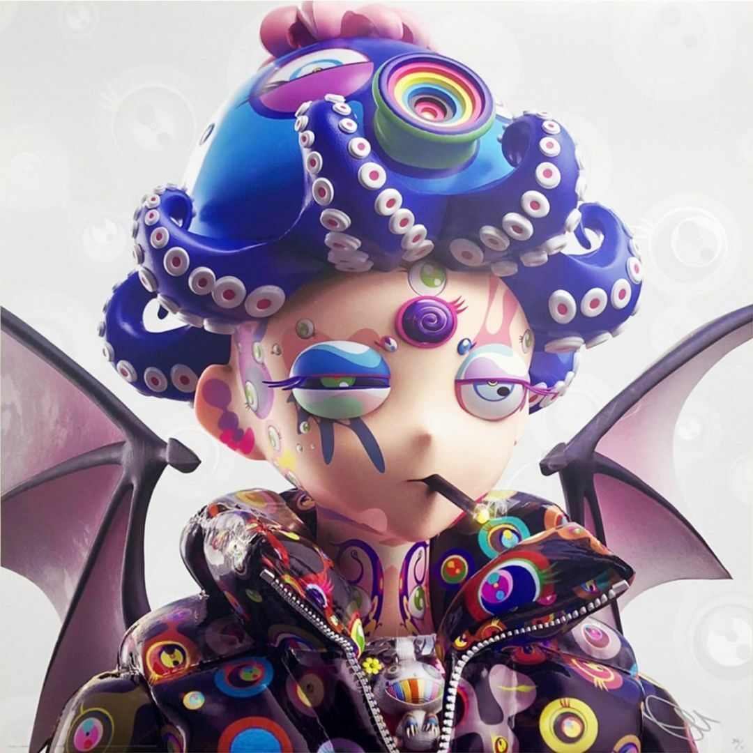 CLONE X x TAKASHI MURAKAMI #5 村上隆　 サイン 8月3日(木)12時よりWEBショップにて、 第1弾村上隆エディション