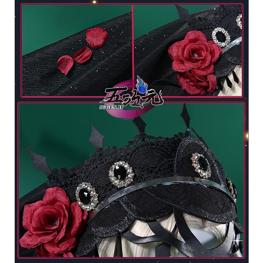 江南猫次製 第五人格 心理学者 長い夜 コスプレ衣装＋ウィッグ 江南猫次 第五人格 IdentityV 心理学者 エダ・メスマー 長夜