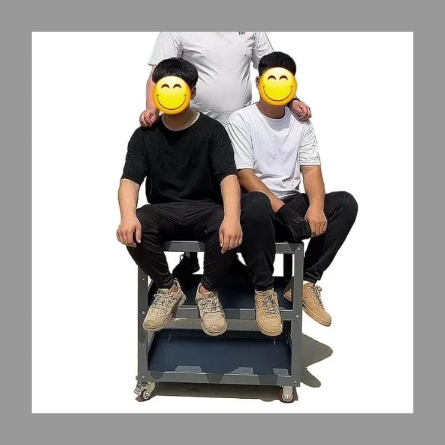 800高製品車検査車厚増し作業場カート高修理鉄ハンドルカート工具車