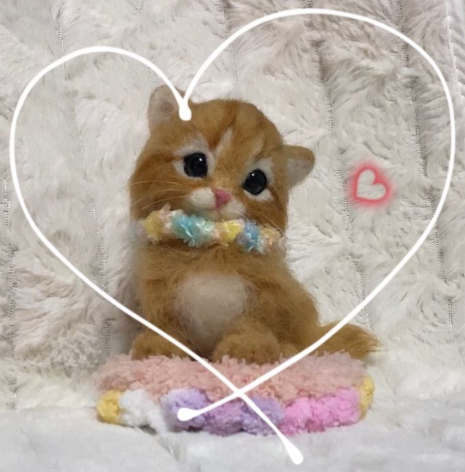 羊毛フェルト。猫。ミチボー様専用 - メルカリ