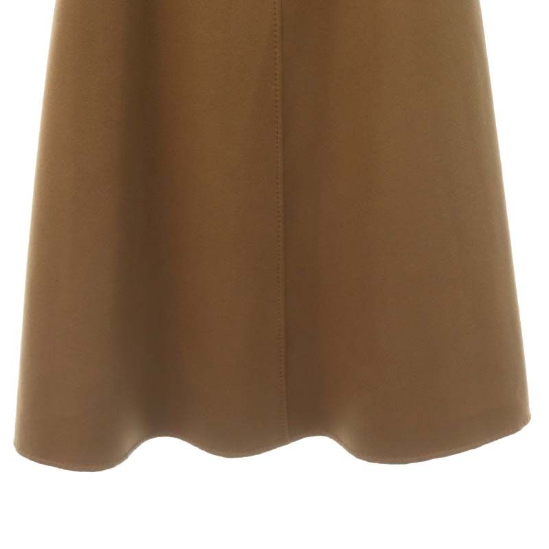 エブール ebure ×Ron herman Wool Light Melton Skirt スカート フレア ウール ロング 36 キャメル /HS  ■OS ■SH