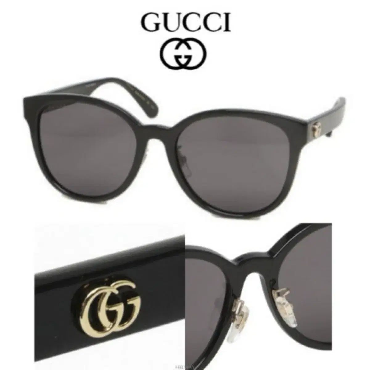 中古 GUCCI(グッチ) ユニセックス サングラス GG0854 ー 004