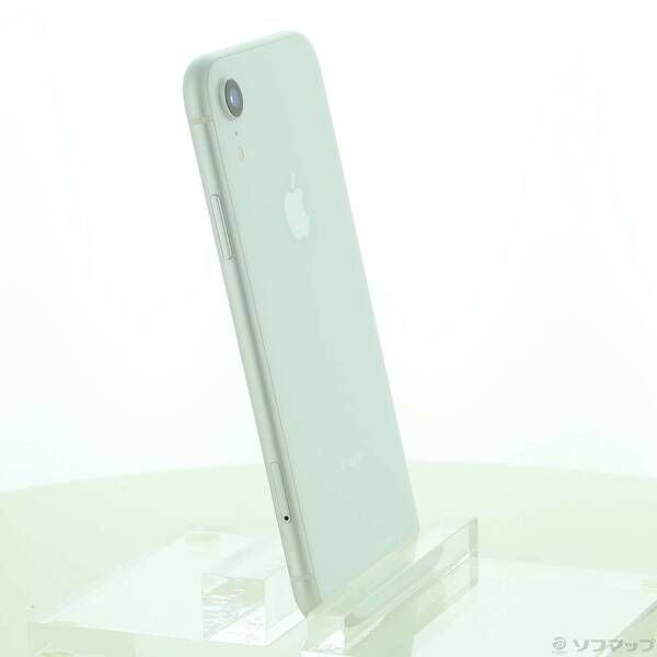 中古品〕 iPhoneXR 256GB ホワイト MT0W2J／A SIMフリー【348