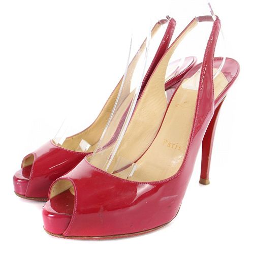 クリスチャンルブタン Christian louboutin スリングバック パテント 
