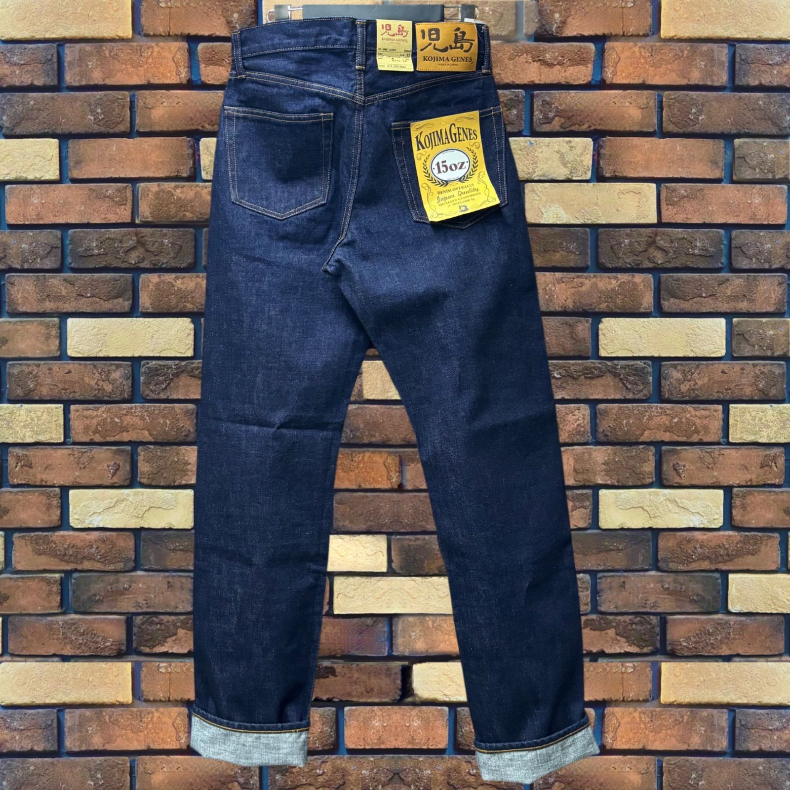 児島ジーンズ 15ozセルビッチレギュラーZIPデニムパンツ 】KOJIMA 
