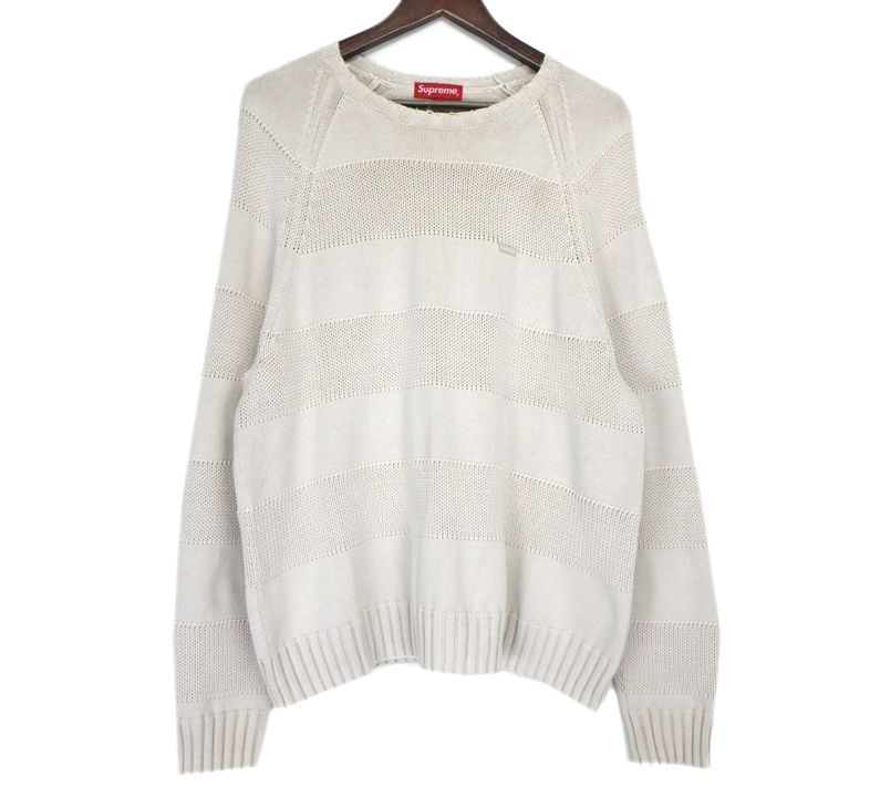シュプリーム Supreme 【 Small Box Stripe Sweater 】 スモール