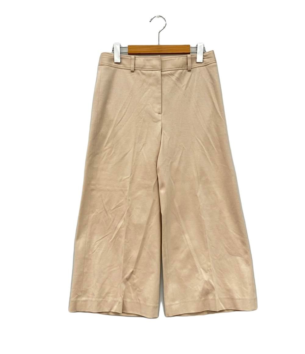 未使用に近い Theory セオリー クロップドパンツ ウール混 キャメル