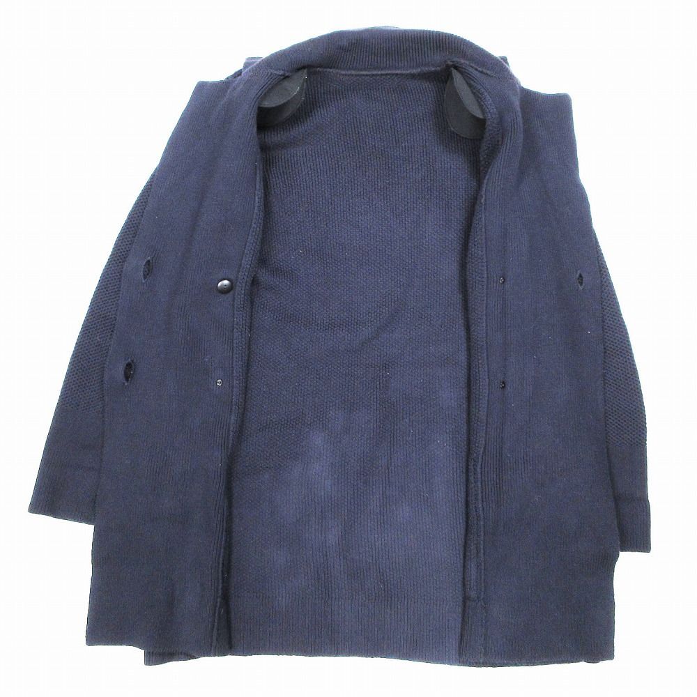 お待たせ! FOXEY NEW YORK フォクシー ニット ダブル コート カーディガン ジャケット・アウター