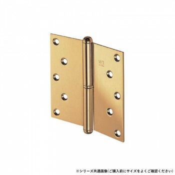 シロクマ キャノン二管丁番 右 127×127 金 BS-102R