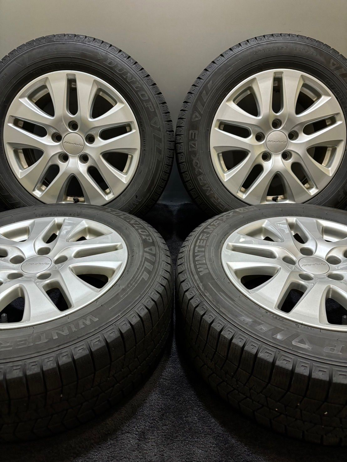 ☆215/60R16 DUNLOP/WINTER MAXX WM03 20年製 ホンダ ヴェゼル 純正 OP モデューロ 16インチ 7J +55  114.3 5H スタッドレス 4本 (南4-G133) - メルカリ