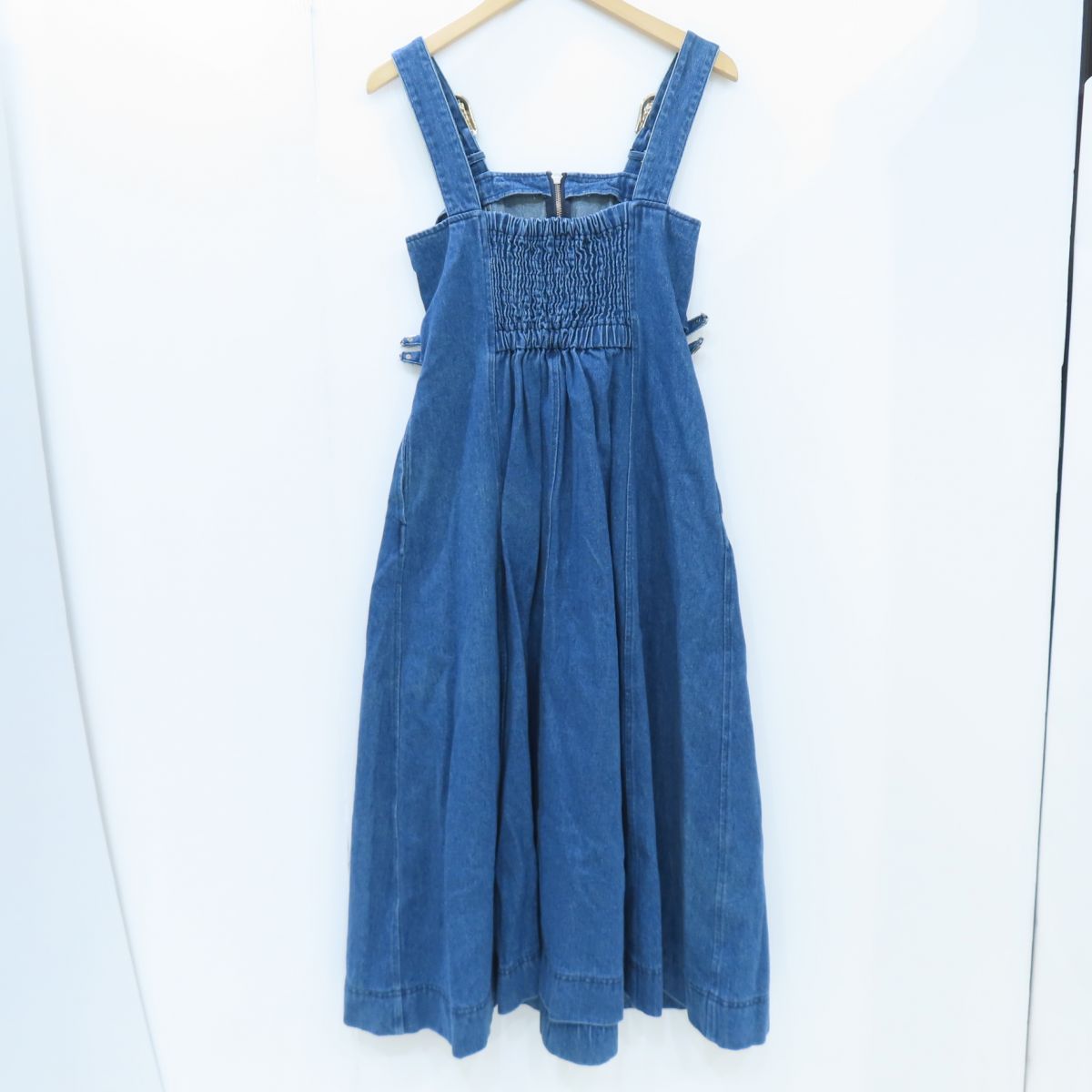 ◼️Candy Stripper◼️ W BELTED ドレス　デニムワンピース Candy Stripper キャンディーストリッパー W BELTED DENIM DRESS
