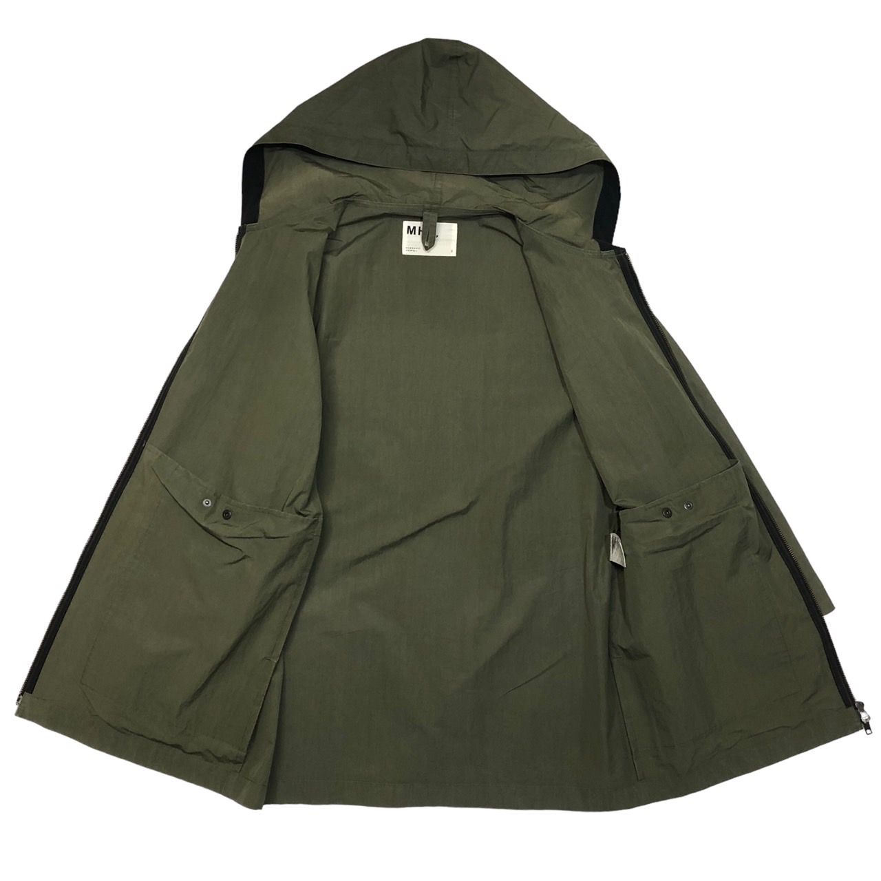 マーガレットハウエル　MHL ナイロン　モッズコート　L マーガレットハウエル MHL ナイロン モッズコート L MARGARET HOWELL