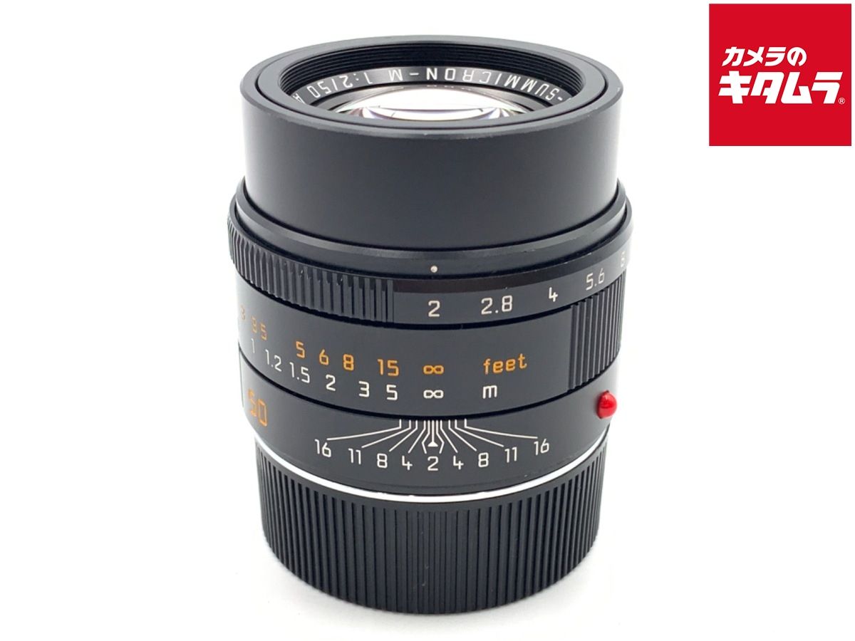 LEICA APO-SUMMICRON 50mm レンズ シルバーキャップ付き 南雲暁彦のThe