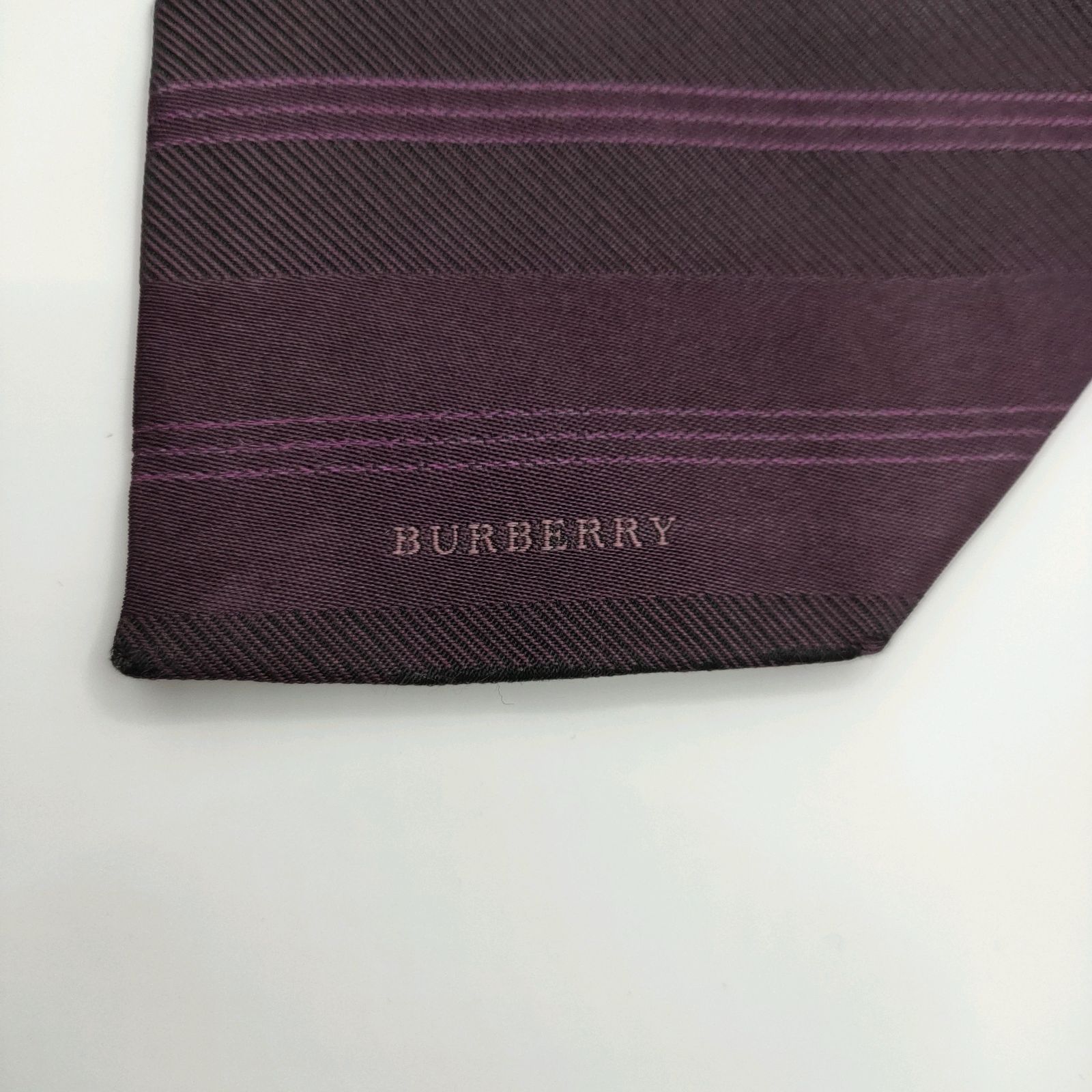 BURBERRY LONDON ネクタイ 高級 シルク100% ビジネス ネクタイ 