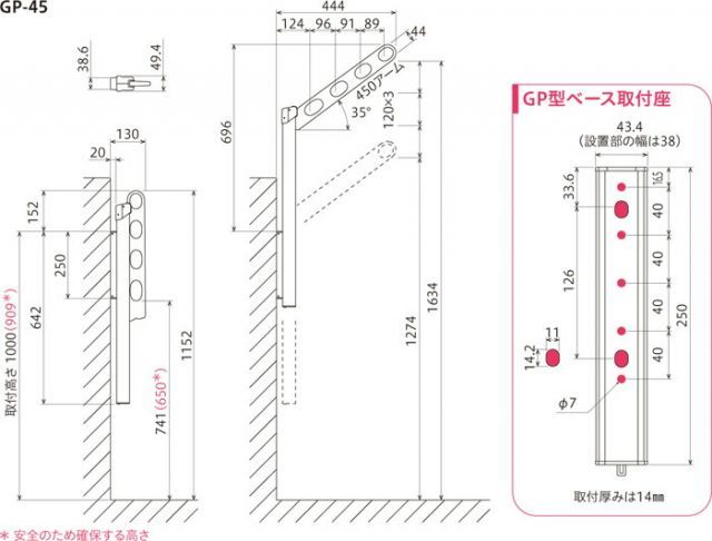 ホスクリーン 腰壁用